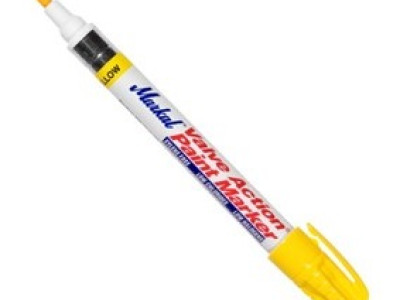 Valve Action Paint Marker Yellow Markal (MOQ of 12)