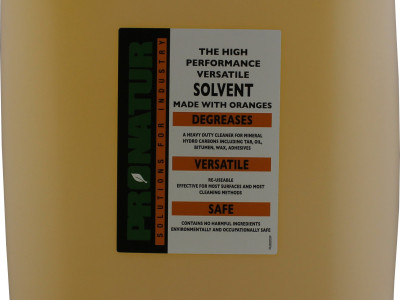 Orange Solvent. 25 Litres.