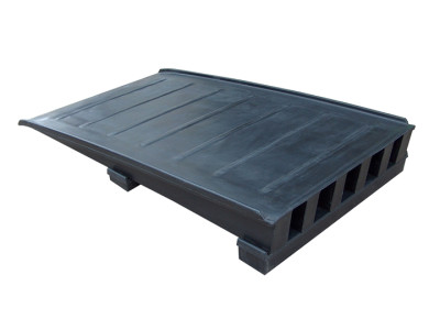 Spill Pallet Ramp PE for 4 Drum 174cm x 100cm x 24cm