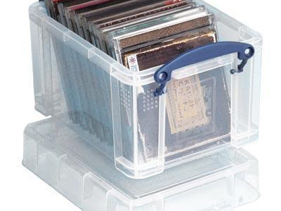 Really Useful Box - Clear. H160 x W180 x D245mm. 3 Litre Capacity. Pack of 4