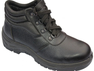 Safety Boot with Steel Toecap & Midsole. Chukka Size 4 Black