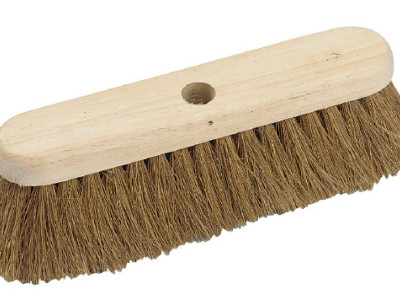 300mm Natural Coco Broom, Plain Stock (20/Pack)