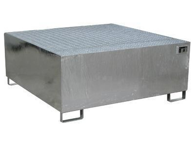 IBC Galvanised Spill Containment Sump Pallet. Holds 2 IBCs