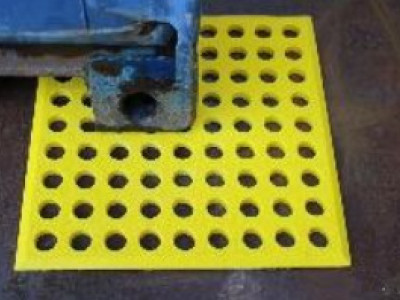 Steel Deck Protection, Deckmate LW Dunnage Mats, Yellow, 400 x 400 x 20mm thick