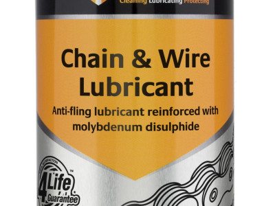 Tygris Chain & Wire Lubricant, Molybdenum Disulphide Reinforced Lubricant, 400ml