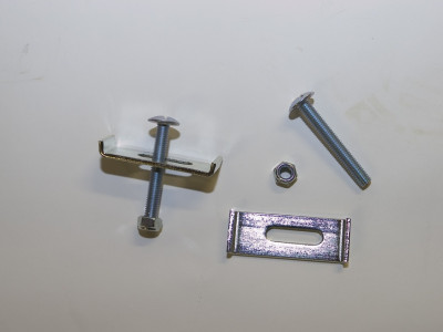 Fitting & Installation Hardware, Bolt/Nut/Saddle Clip, Galvanised, M8 x 60mm