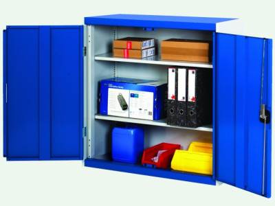 Standard Duty Cupboards With 2 Shelves - Bott Cubio. H1000 x W1050 x D525mm