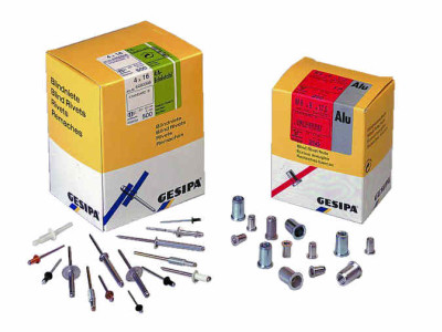 Aluminium Standard Rivet-Gesipa.Length:20mm.Grip Range:14.5-16.5mm.500 Quantity