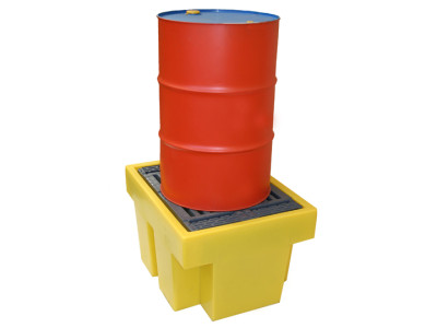 Drum Spill Pallet PE 1 90cm x 70cm x 53cm