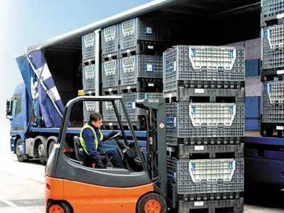 Pallet Box - Plastic, Folding. 780L Capacity.