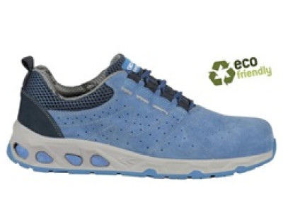 Cofra Farad Blue Suede Safety Trainer S1P SRC