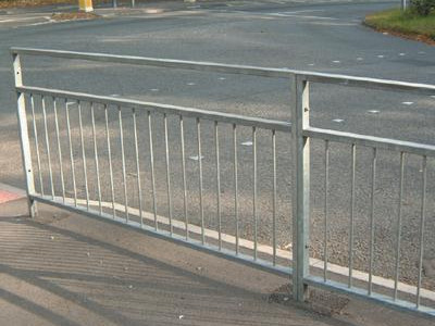 Pedestrian Safety Barrier. O/A Installed Height 1000mm