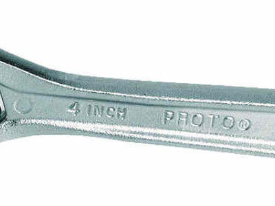 Adjustable Wrench Satin Finish Proto 4