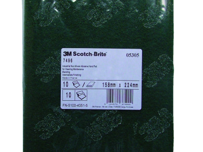 Handpads Scotch-Brite Non-Abraisive White 3M (pack of 10)