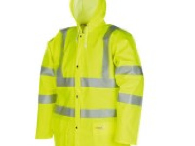 Jacket Waterproof Sioen Flexothane - High Visibility Yellow Medium