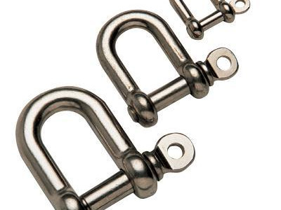 Shackles - Stainless Steel. Bow. 8mm. 3500kg Capacity (Pk of 4)