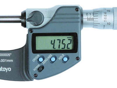 Micrometer Outside Digital w Data Output & Hold 75-100mm 3-4