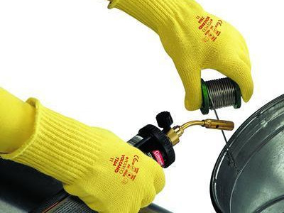 Volcano High Temperature Gauntlet Glove - Polyco. Size 11