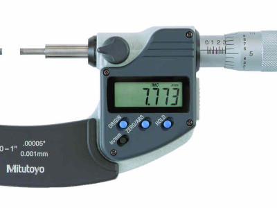 Micrometer Spline Digital 0-25mm 0-1