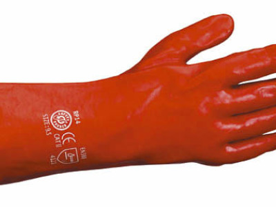 Gloves PVC Open Cuff Gauntlet - 11