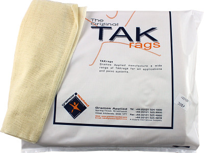 TAKrag - Original. Beige. 50 Wipes/Bag. Box of 10 Bags.