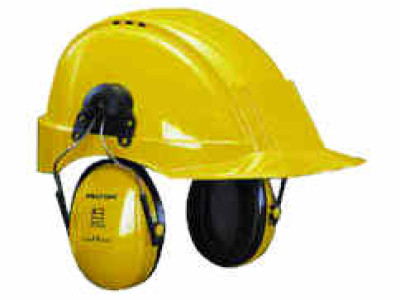 Ear Defenders Helmet Mounted Optime 1 YellowBlack H510P3E-Peltor