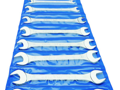 Open End Spanner Set 12pc in Metal Rack 14 - 516