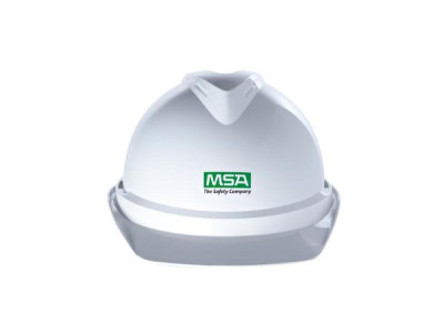 Hard Hat White MSA V Gard 500