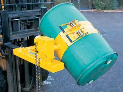 Drum Rotator Fork Attachment with Crank Handle For 210Ltr Steel/Plastic Drums