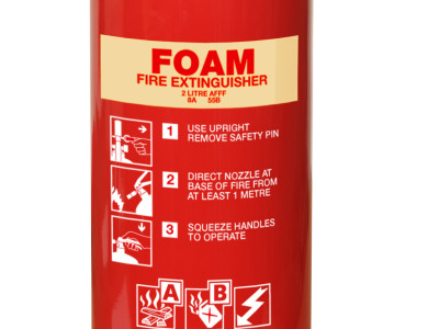 Firechief XTR 2L Foam Fire Extinguisher. H367 x Dia 105mm.