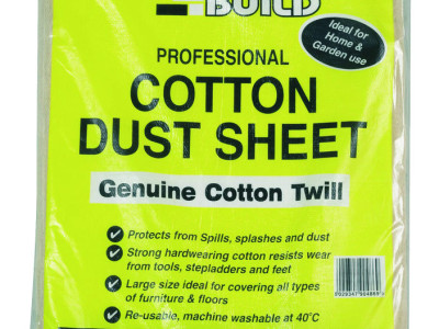 Cotton Dust Sheets 12ft x 9ft Everbuild