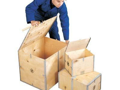 No-Nail Plywood Cases. L330 x W235 x H235mm. Pack of 6