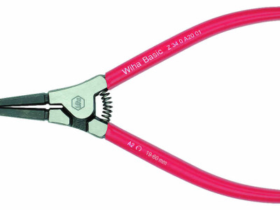 Circlip Pliers wStraight Tip 140mm x 10-25mm Wiha