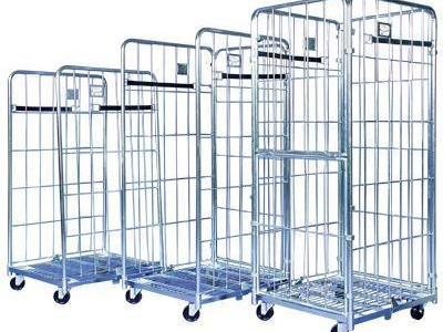 Roll Containers/Pallet - Demountable 3 Sides & Half Drop. H1690 x W715 x D800mm