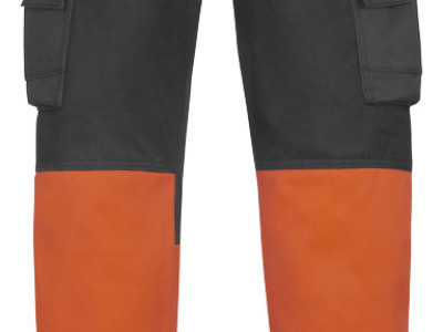 Trousers Hi Vis -Snickers. Black & Orange. Waist: 30