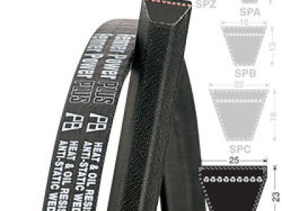 Fenner Standard Wrapped Wedge Belt SPZ Section x 1637mm