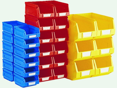 Perfo Plastic Storage Bin Kit -  4xNo1, 8xNo2, 6xNo3, 5xNo4, 4xNo5