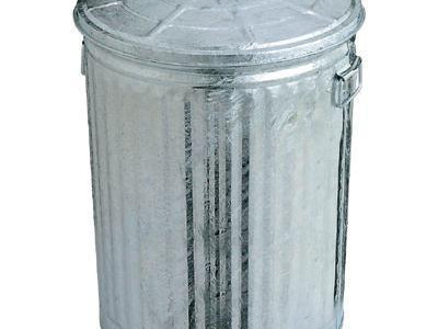 Galvanised Bin- 54 Litre Capacity. H480 x Dia390mm