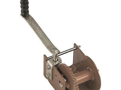 Self Sustainig Worm Gear Winch + Wire Rope. 680kg Pull Capacity