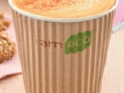 I Am Eco Paper Hot Drinks Cup 16fl.oz (480ml Capacity) 90 x 135mm Case of 500