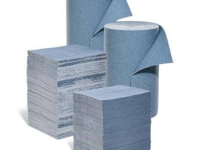 Absorbent Roll Universal Heavy Blue L4600xW760mm. 242.5L Capacity. Pig