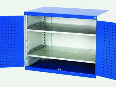 Heavy Duty Cupboard with 2 Shelves. W1050xH800xD650mm. 40021094.11V.