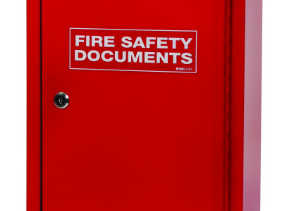 Fire Document Metal Cabinet. Red. H370 x W4300 x D140mm.