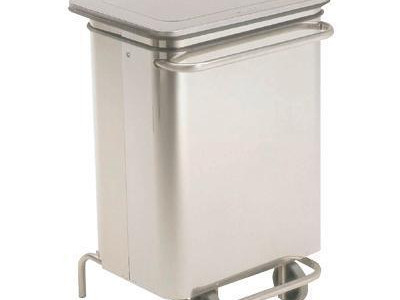 Sackholder - Enclosed Mobile. Rossignol. H700 x W455 x D420mm 70L Cap. St Steel