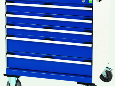 Mobile Drawer Cabinet with 5 Drawers-Bott Cubio. 40402057.11V.
