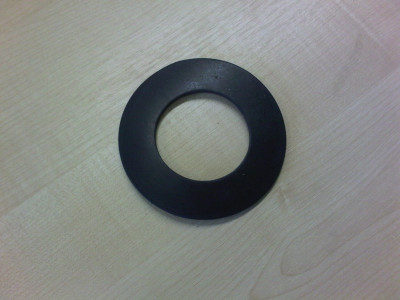 Neoprene Rubber 60 Shore Hardness 1.50mm Thick Flat Ring 5