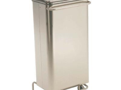 Sackholder - Enclosed Mobile. Rossignol. H960 x W455 x D420mm 110L Cap. St Steel