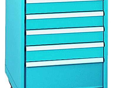Mobile Drawer Cabinet with 5 Drawers 14.249.0100-Lista. WxDxH: 564x572x872mm.