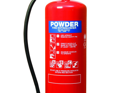Firechief XTR 9kg Powder Fire Extinguisher. H545 x Dia 190mm.