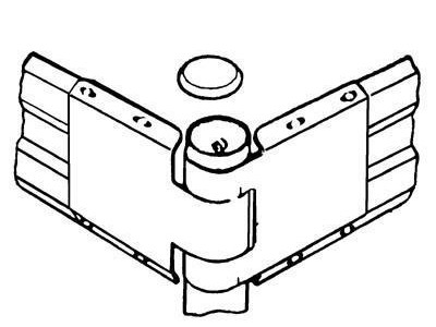 Pair Of Reflectors For Sectional Steel Barrier